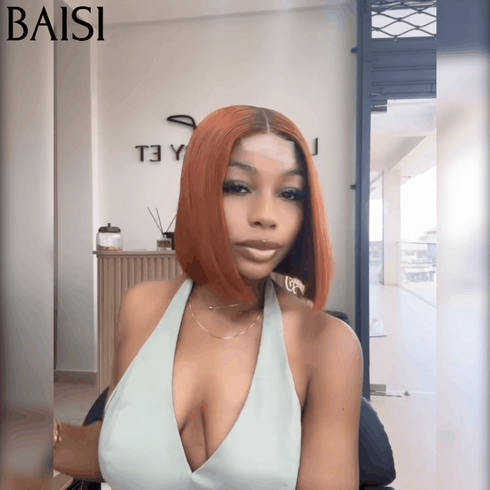 BAISI 100% Vietnam Hair SDD BONE STRAIGHT 2x6 Peluca recta de encaje #4T#613 Rubio 89 € en cabello 100% humano