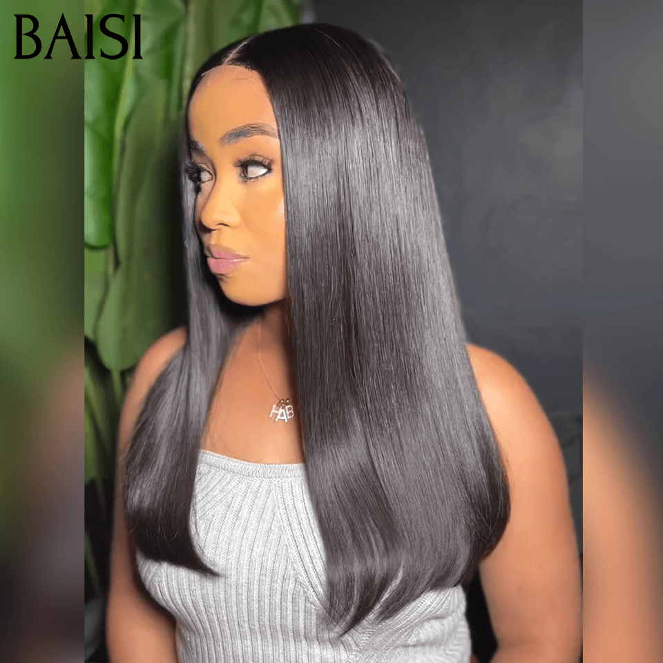 BAISI perruque Bob Lisse Avec Frange en couleur Marron #4 ou 2X6 BOB Lisse 14 Pouces 148€ DE luxe en 100% cheveux humains