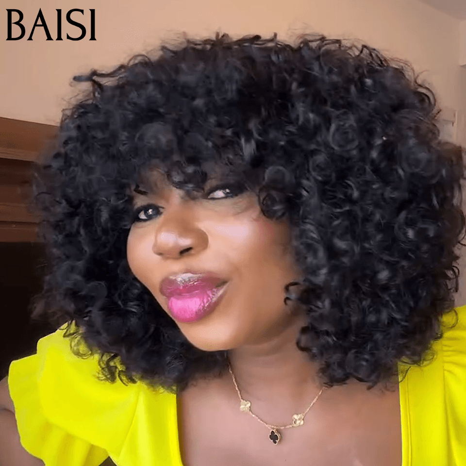 BAISI OFFRE FLASH PERRUQUE CONBINÉE 160€ POUR 2 PERRUQUES ou avec frange water wave 12 pouces 86€