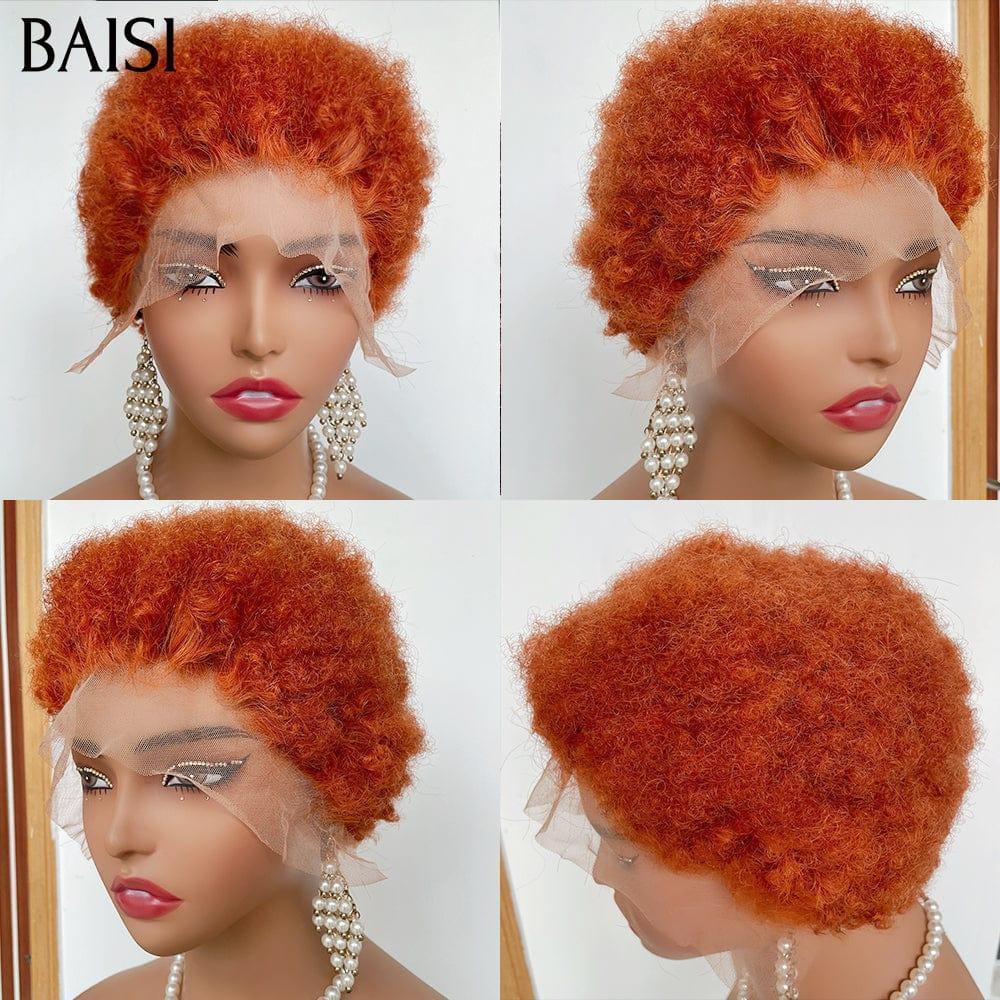 BAISI pixie 13X4 lace frontal curly NOIR 52€ ou Promo Cadeaux Coupe Courte pixie 350# -905 VIP100