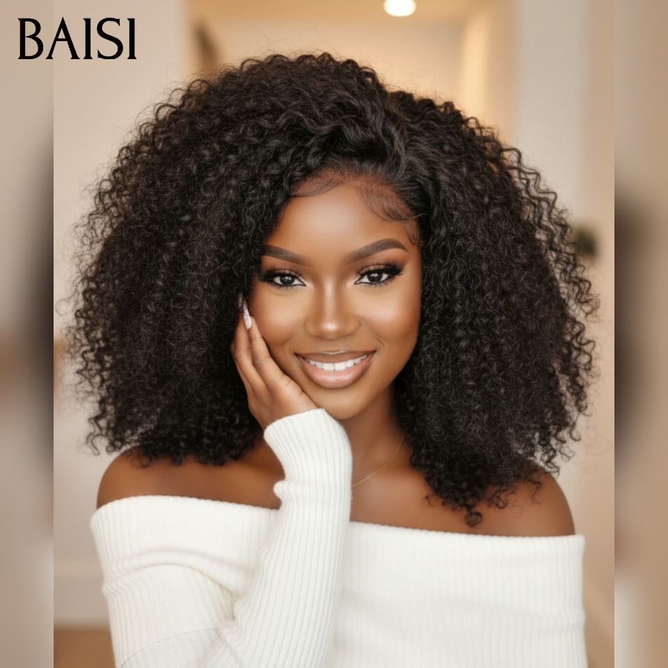 BAISI Grande SOLDES 13x6 Lace frontal 20 pouce 300% densité 199€ ou 4X4 Closure Perruque 98€ 12 Pouces water wave 250% Densité 100% Cheveux humains