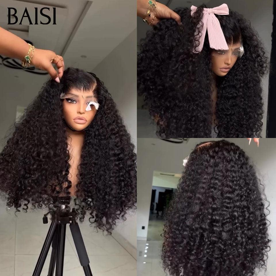 BAISI 13X4 Curly Wave Wig BLACK Mix brown 1B#30# 18 inches €179 300% Density in 100% Human Hair CODE: BAISI20