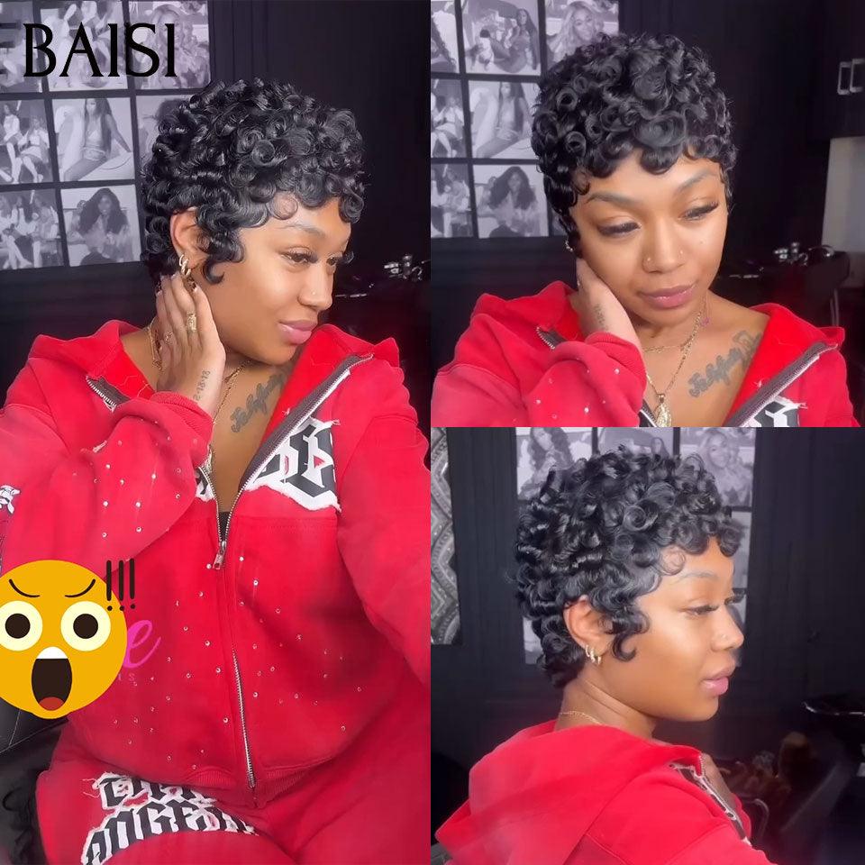 BAISI Big Promo máquina de corte pequeño hecha en cabello 100% humano #026 FR38