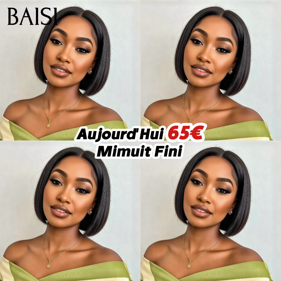 4x4 lace closure Lisse noir 8 pouces 65€ Promotion en France en 100% vrais cheveux humains