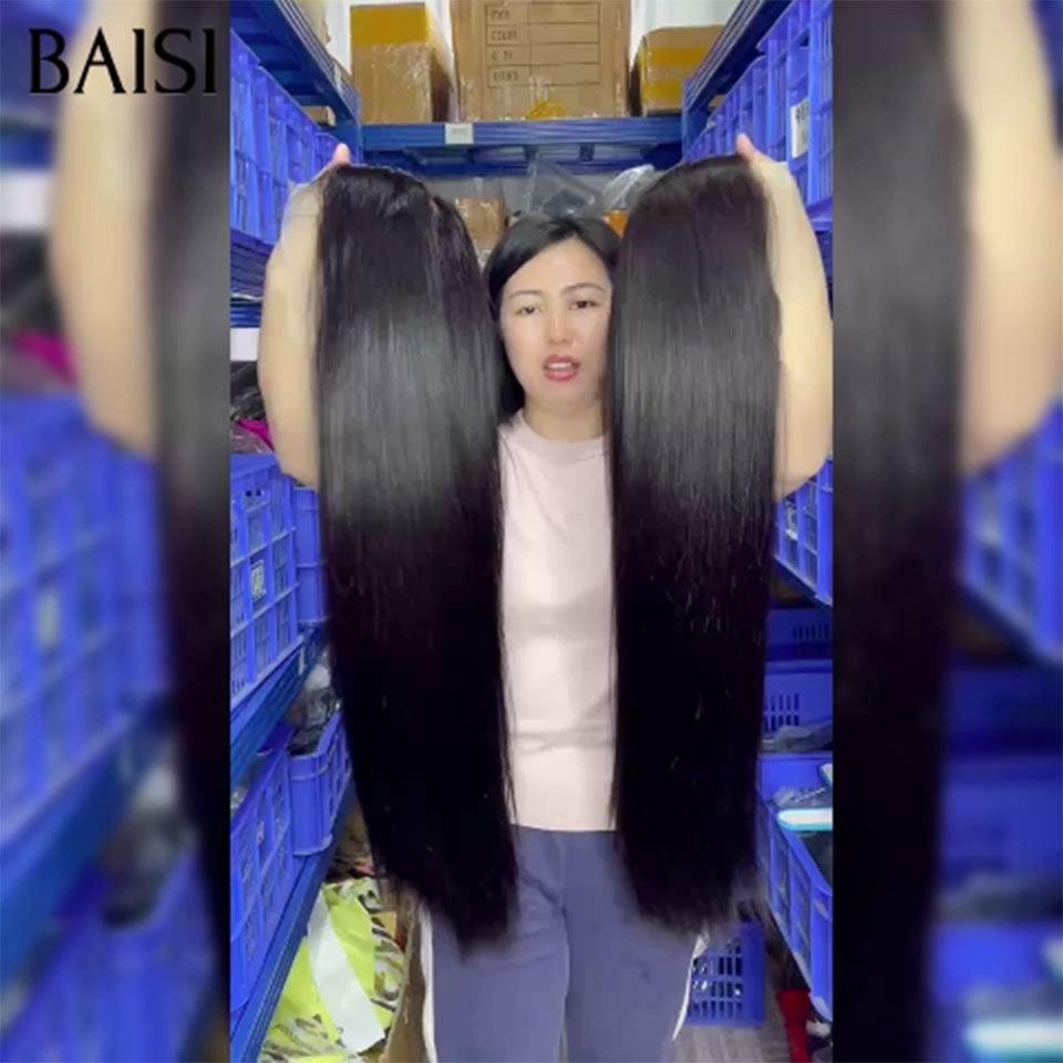 BAISI perruque Bob Egg Wave avec Frange Noir 75€ ou lisse 13X4 de luxe 32 pouces 320€ ou EGG WAVE avec frange 99J# 12 pouces ou Bob Lisse Avec Frange en couleur #1B/30 mèches en 100% cheveux humains