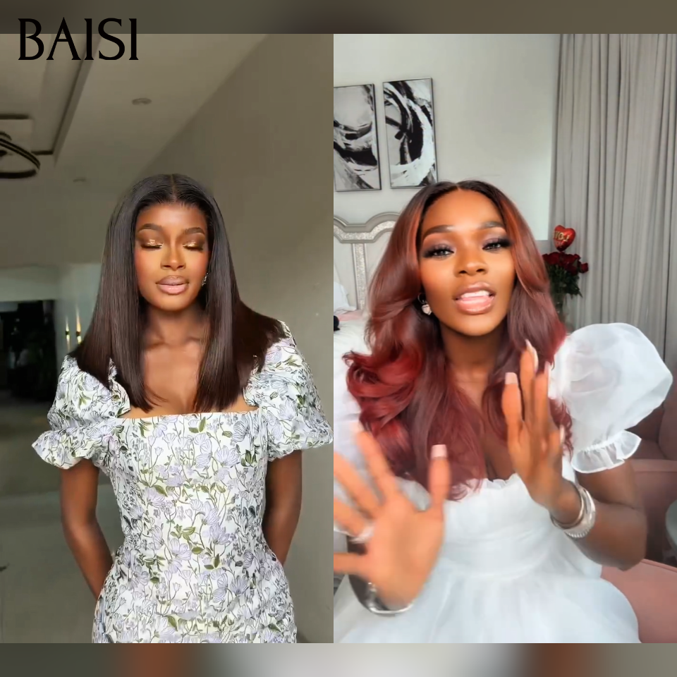Perruque modèle A à la mode et en promotion aujourd"hui 89€ ne ratez pas notre offre 13x4 frontal Lace Perruque 14 Pouces raw hair lisse bob