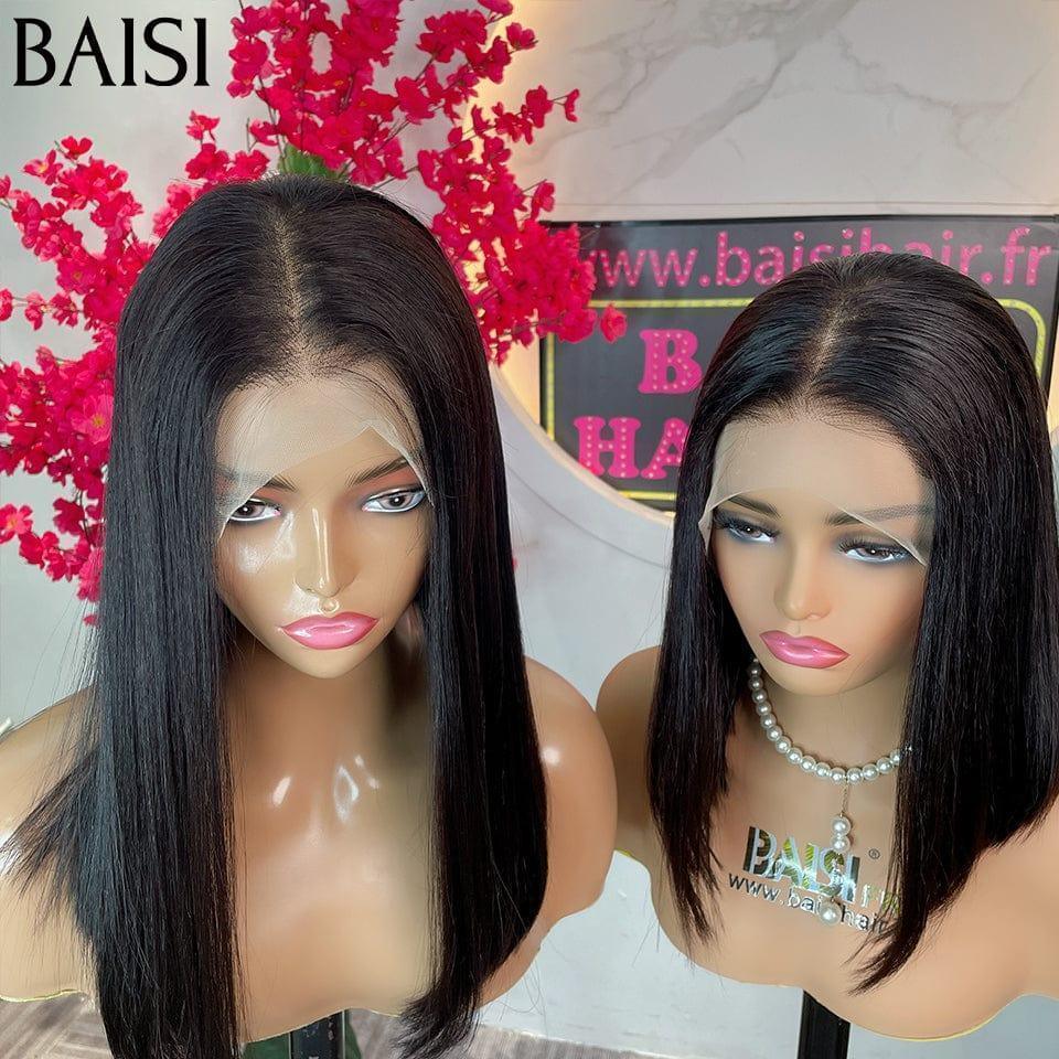 BAISI 13X4 Perruques de Luxe Lisse bob 15A SDD BONE STRAIGHT 250% densite 100% Viêtnam Hair