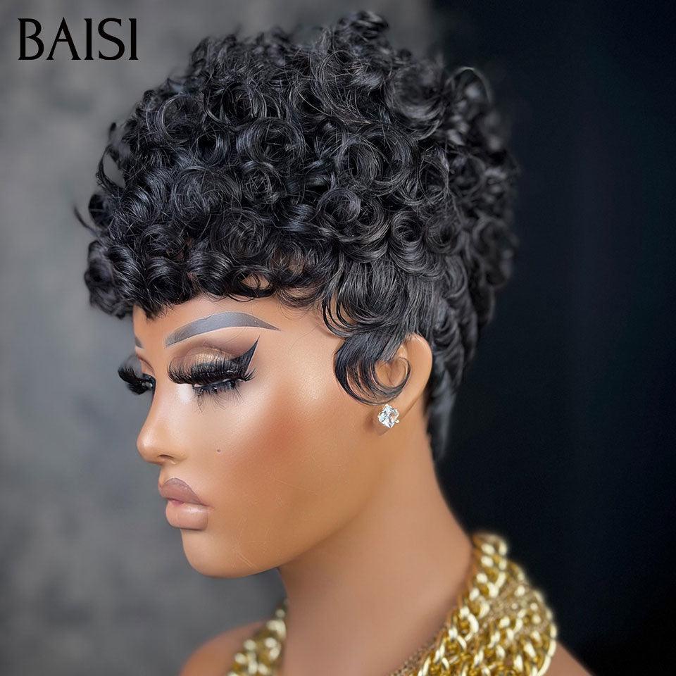BAISI Big Promo máquina de corte pequeño hecha en cabello 100% humano #026 FR38