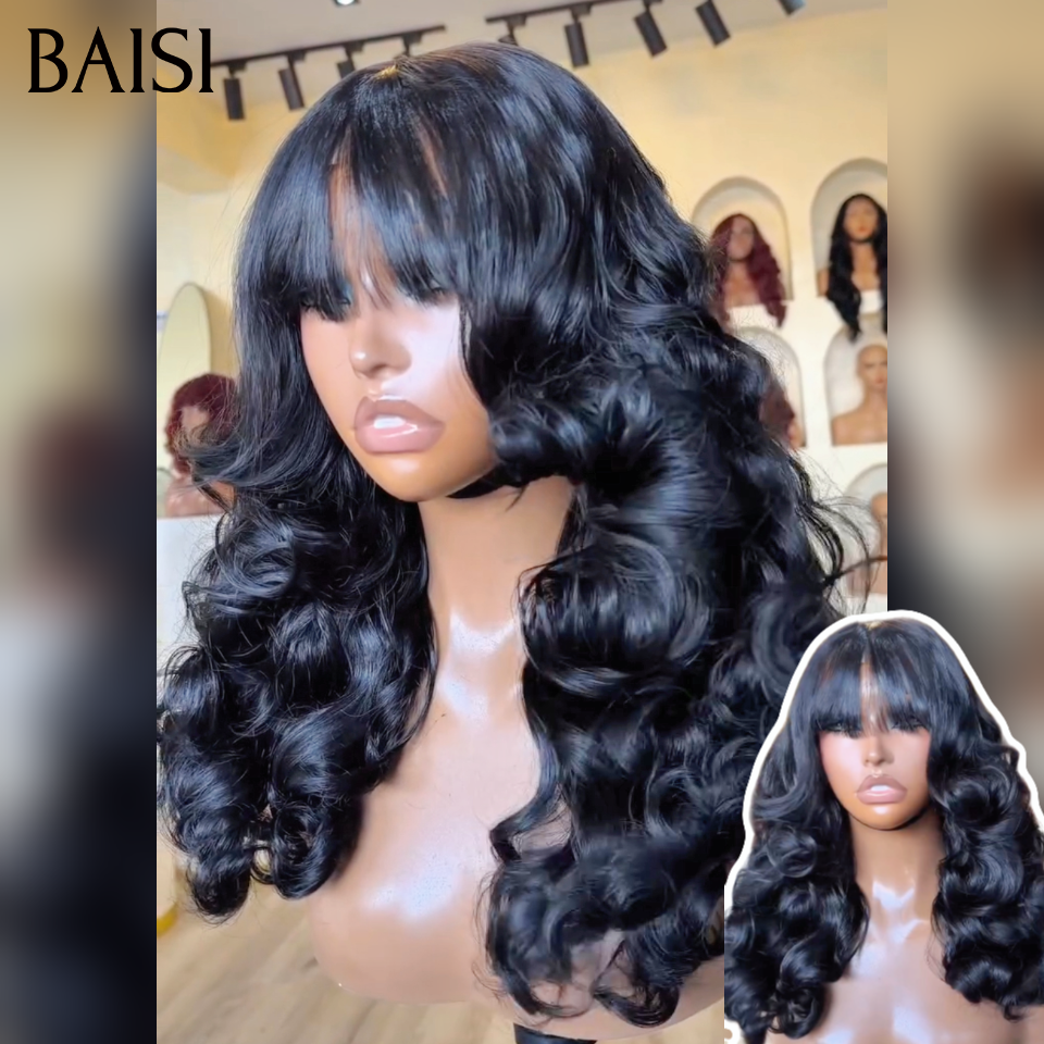 Perruque 100% bonne qualité Avec Frange Ondulé Body egg Wave 100% vrais cheveux 12Pouce 89€ ou 18Pouce 189€ taille au choix selon votre budget