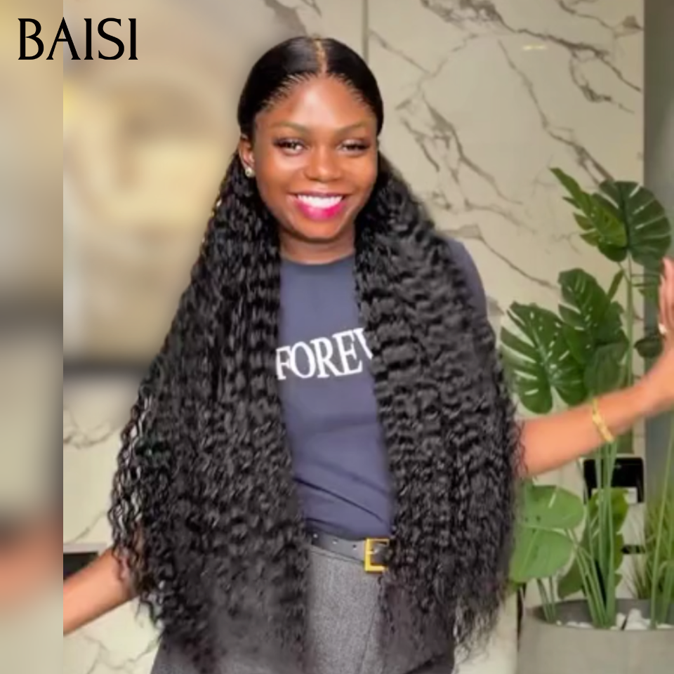 BAISI 2 Perruques Vietnamiennes Noir Lisse + Curly 24 pouces et/ou 30pouces Très Longues 250% densité Qualité Top Grade en 100% Cheveux Humains Reçu 48H TVA 0€