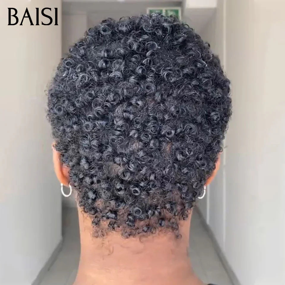 BAISI 15A SDD BONE STRAIGHT 300% density 13X4 Luxury Straight bob A1 Wigs Made by double drawn hair