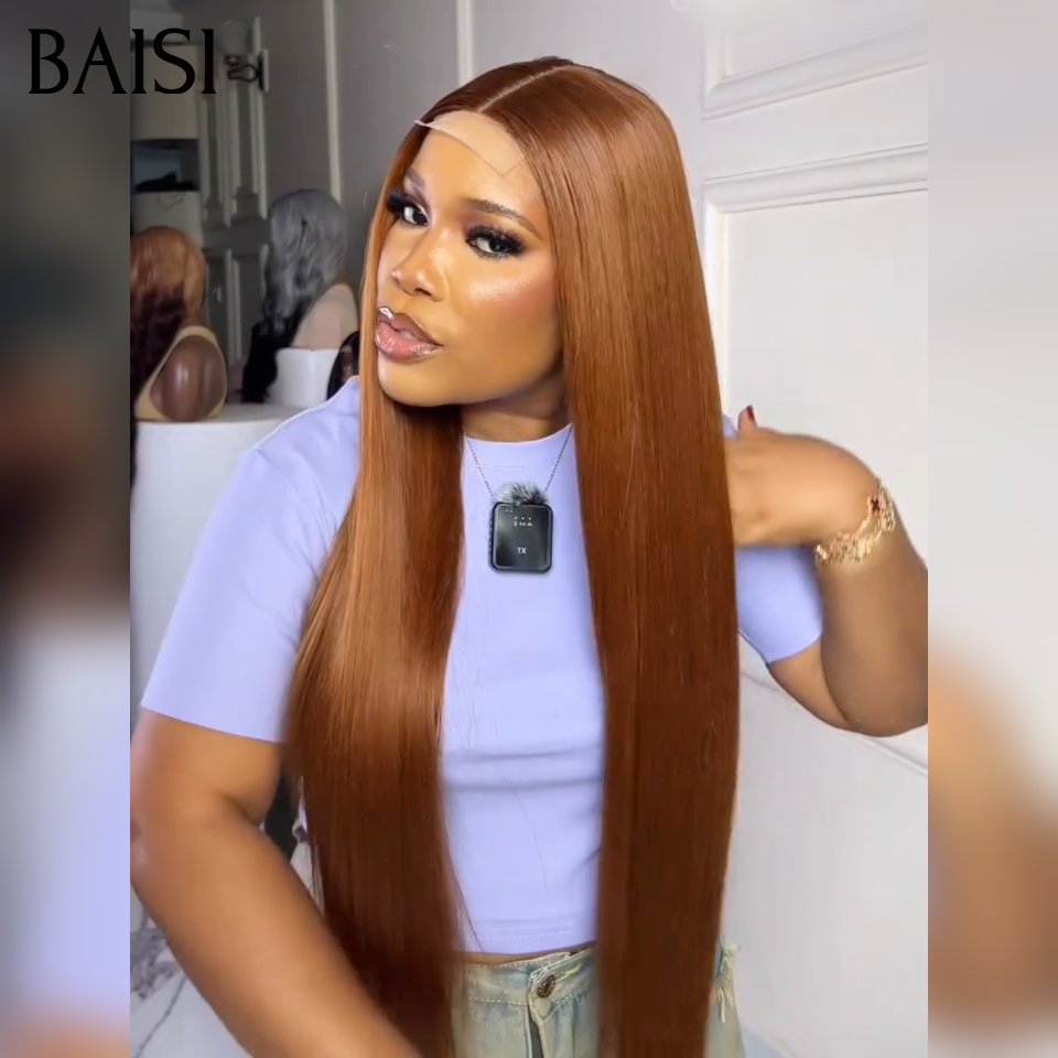 PROMO 13×4 ou 2*6 ou 4*4 lace au choix Perruque 10 pouce 65€ ou 20 Pouces 165€ ou 24 pouce 265€ Lisse Marron Mixte Miel 4/27# human hair