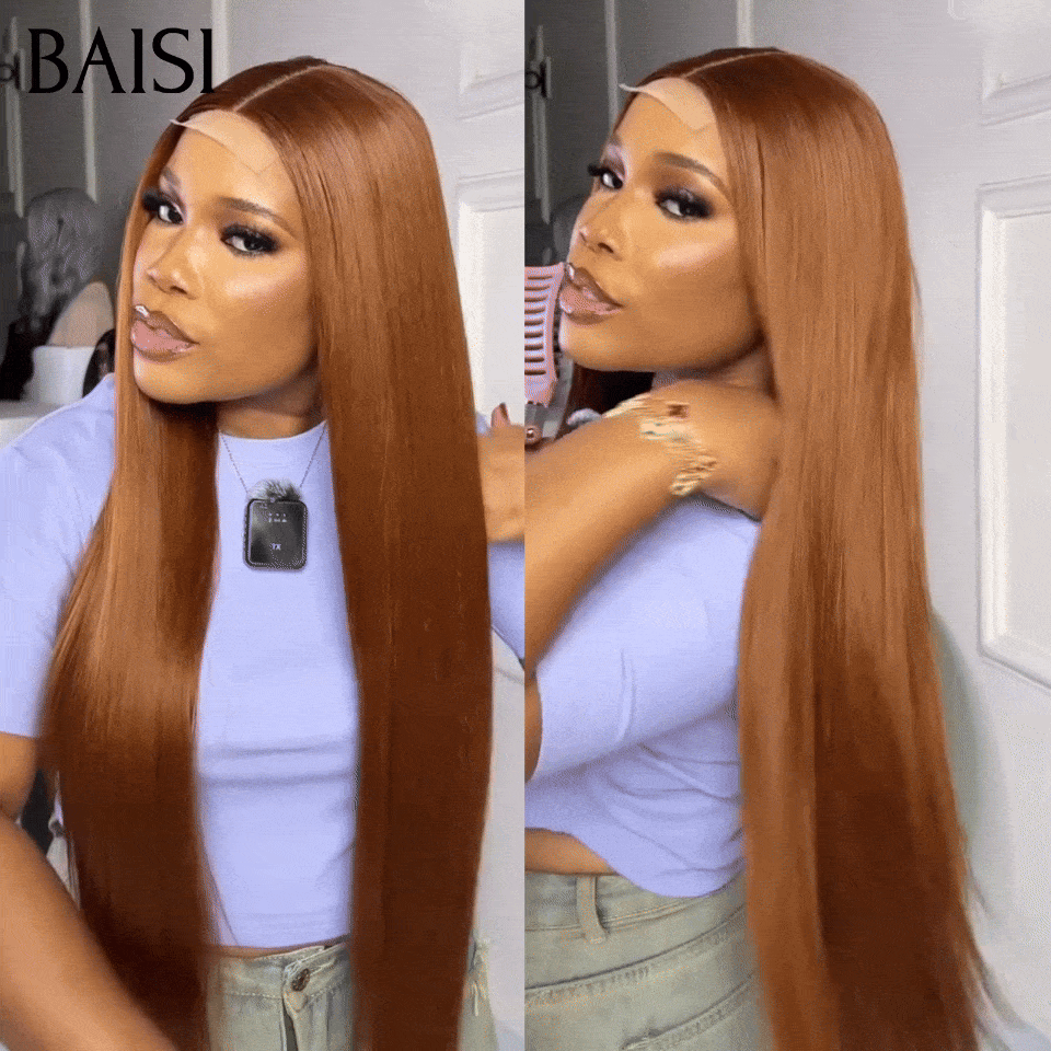 PROMO 13×4 ou 2*6 ou 4*4 lace au choix Perruque 10 pouce 65€ ou 20 Pouces 165€ ou 24 pouce 265€ Lisse Marron Mixte Miel 4/27# human hair