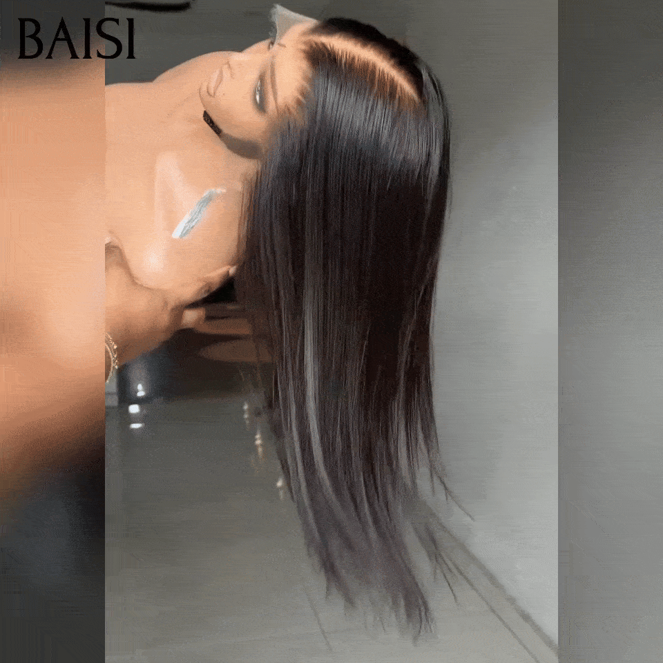 BAISI 1 lisse 18 pouce Frontale HD raw hair 119€ Ou 4 Perruques 450€ 22 pouces Vente en gros en 4 couleurs lisse en 100% Cheveux Humains soldes