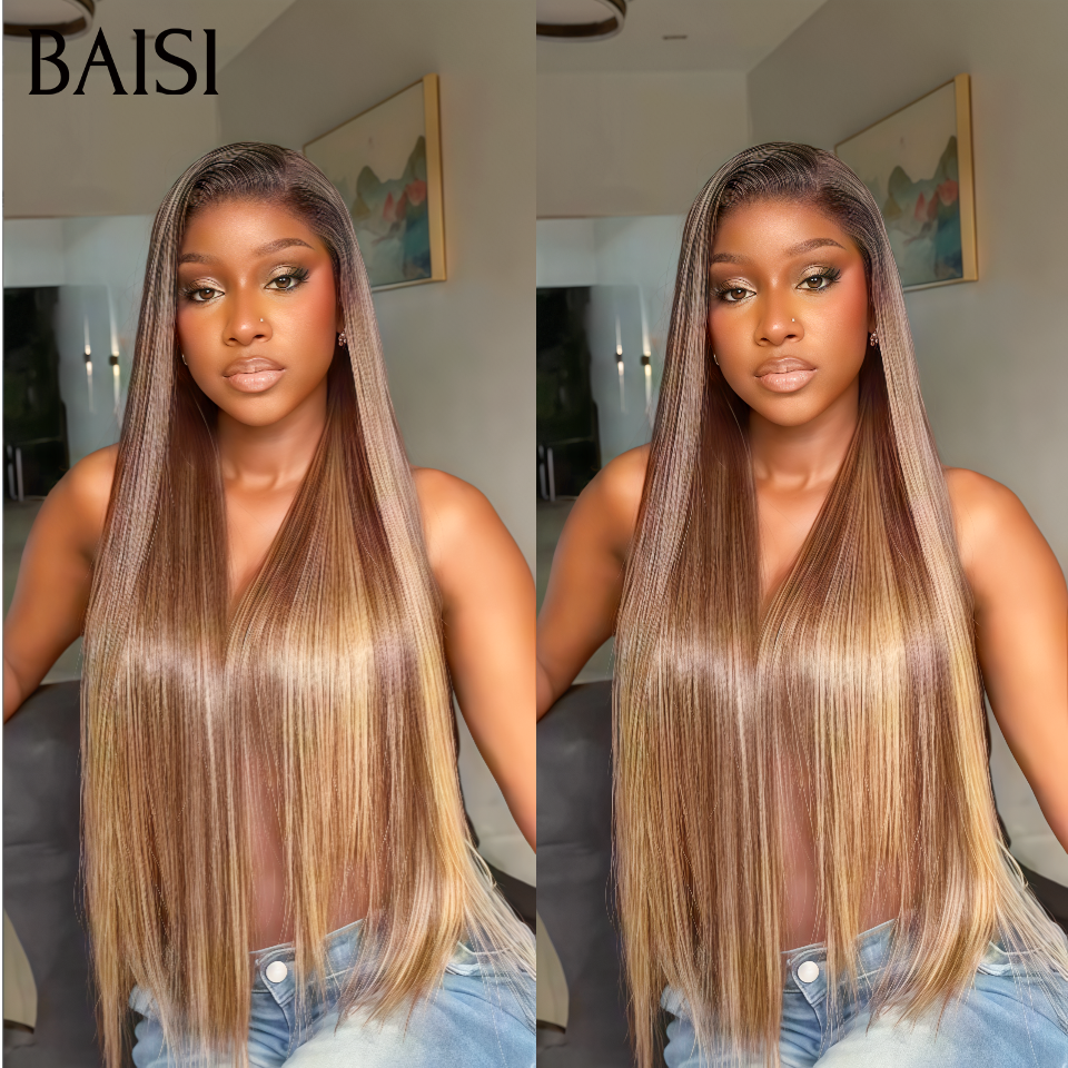 BAISI 10P Achetez 1 + 1 Gratuite = 89€ Egg wave ou Lisse noir ou lisse mixte 100% vrais cheveux Humains