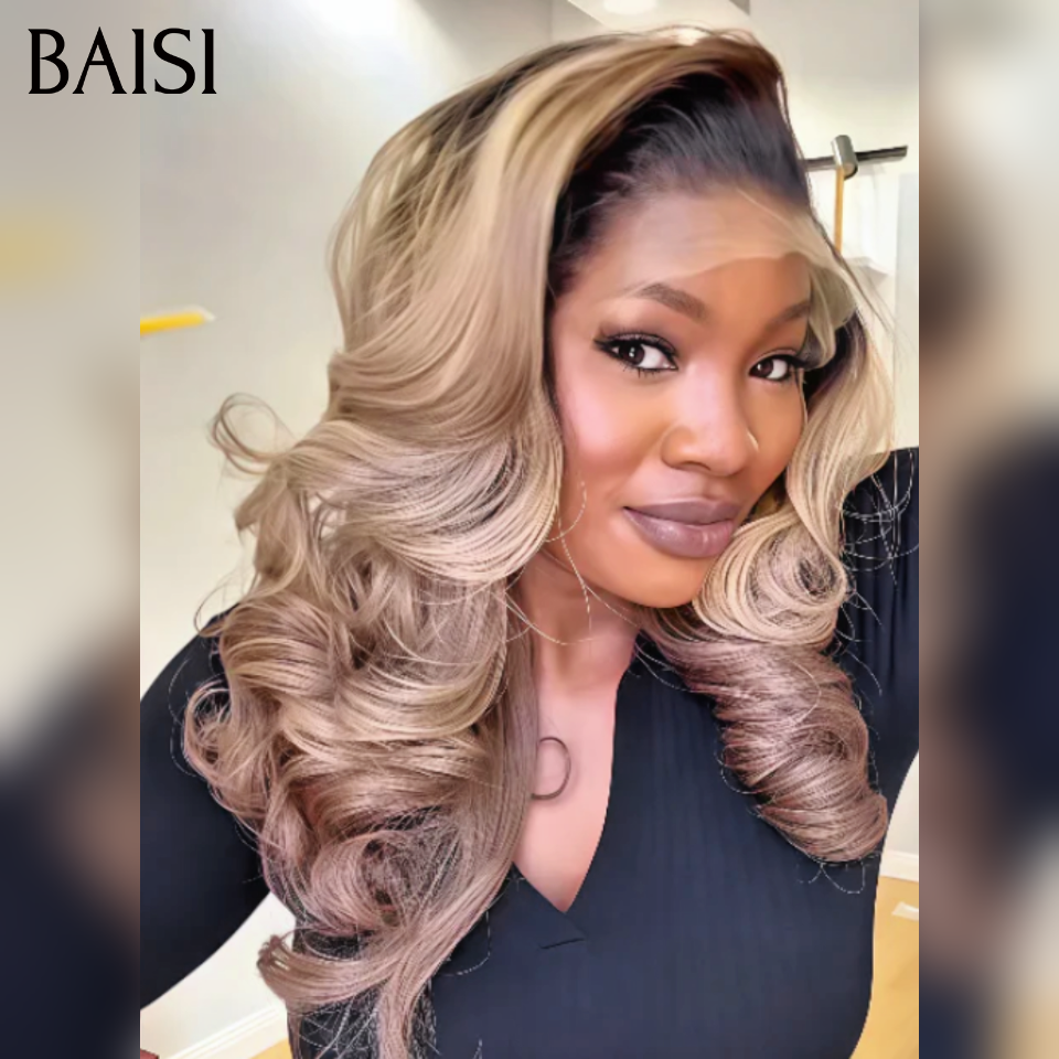 BAISI Gagnez 2 au Prix de 1 promotion Moitié prix 13x4 lace frontal bouclé gris ou curly wave ou egg wave 100% Cheveux Humains