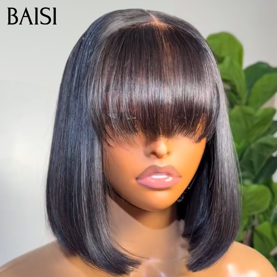 BAISI promo Lot de Perruques en Gros Achetez 2 = Gagner 3 Très Bonne Qualité Différentes Modèles Différents Styles en 100% Cheveux Humains
