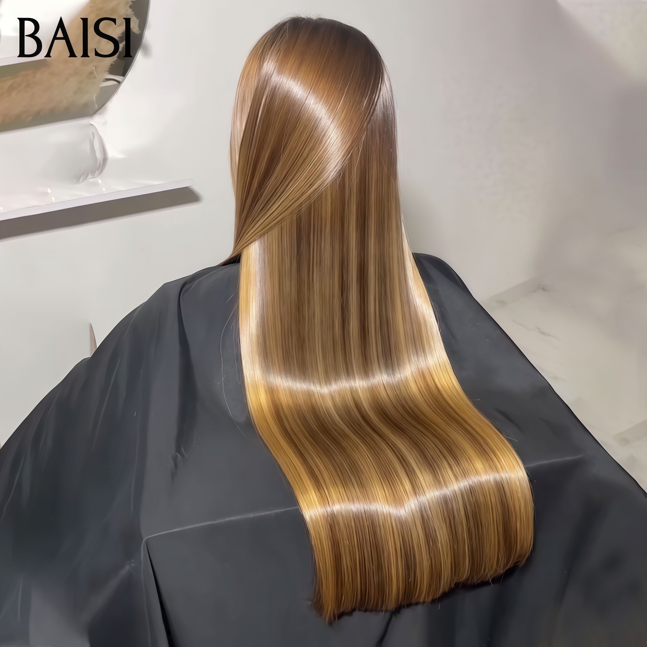 BAISI Offre spéciale 13X4 lace frontal Perruques pour revendre Lisse Mixte 26 pouces 179€en 100% vrais cheveux humains