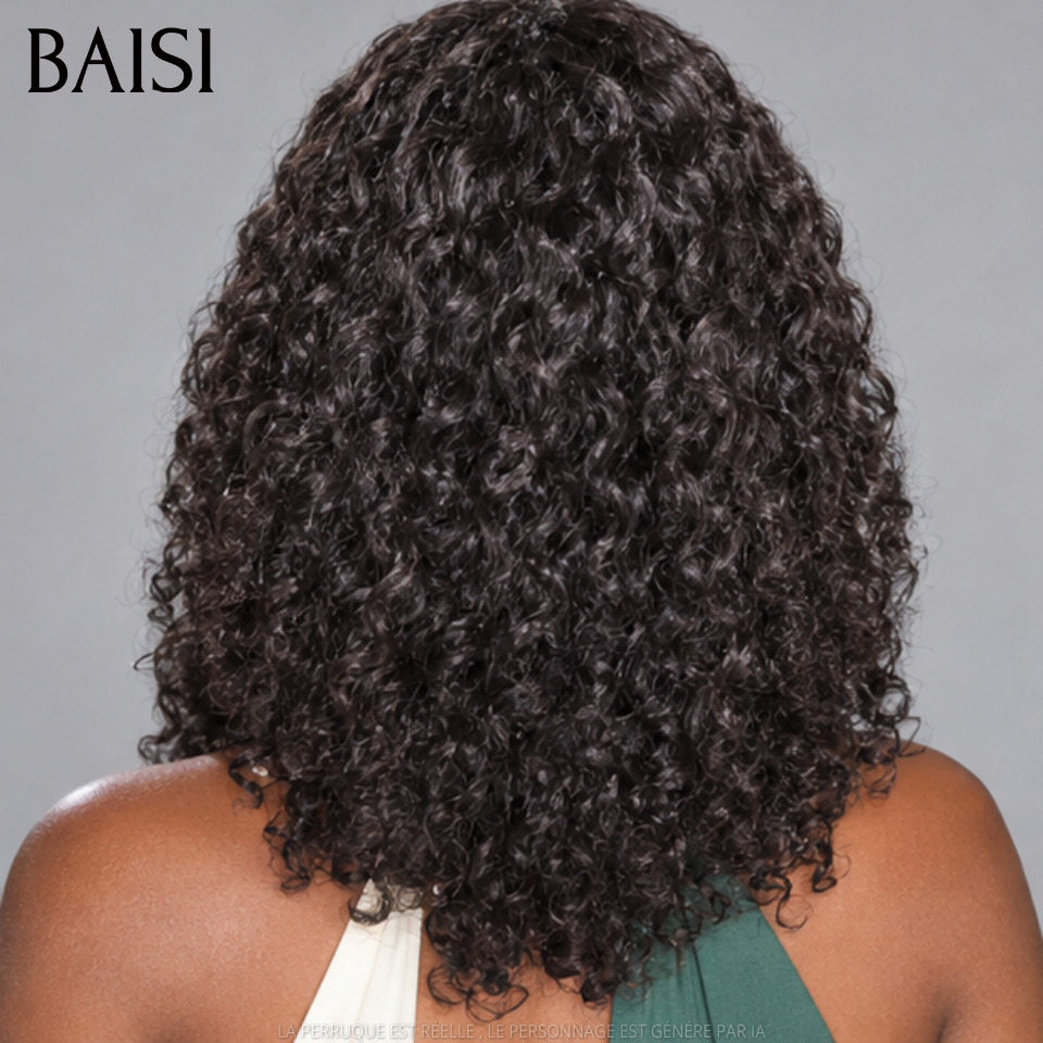 Perruque cheveux humains Curly 13x4 lace frontale 12 pouces Densité pleine Sans Colle Lace déjà couper Facile à Porter spéciale pour les femmes qui portent les tous les jours pratique et efficace