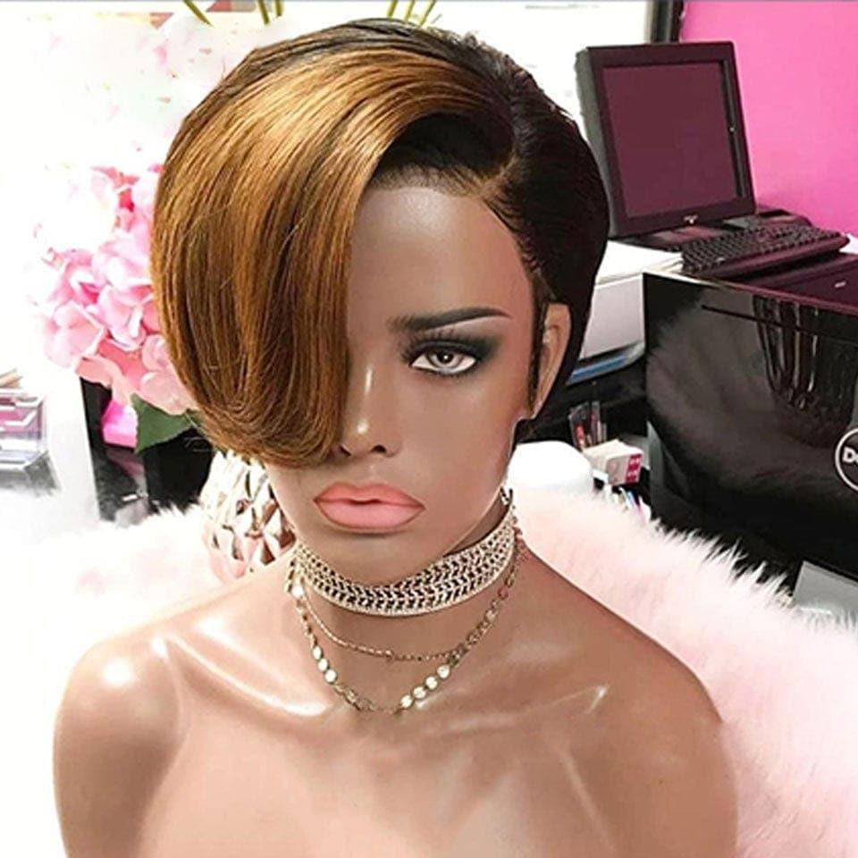 BAISI vente flash 6 perruques bob 320 euro ou 3 perrques 449 euro 2X6 Lisse de luxe 20 pouces et 13X6 curly wave 300% densité en 100% vrais cheveux humains