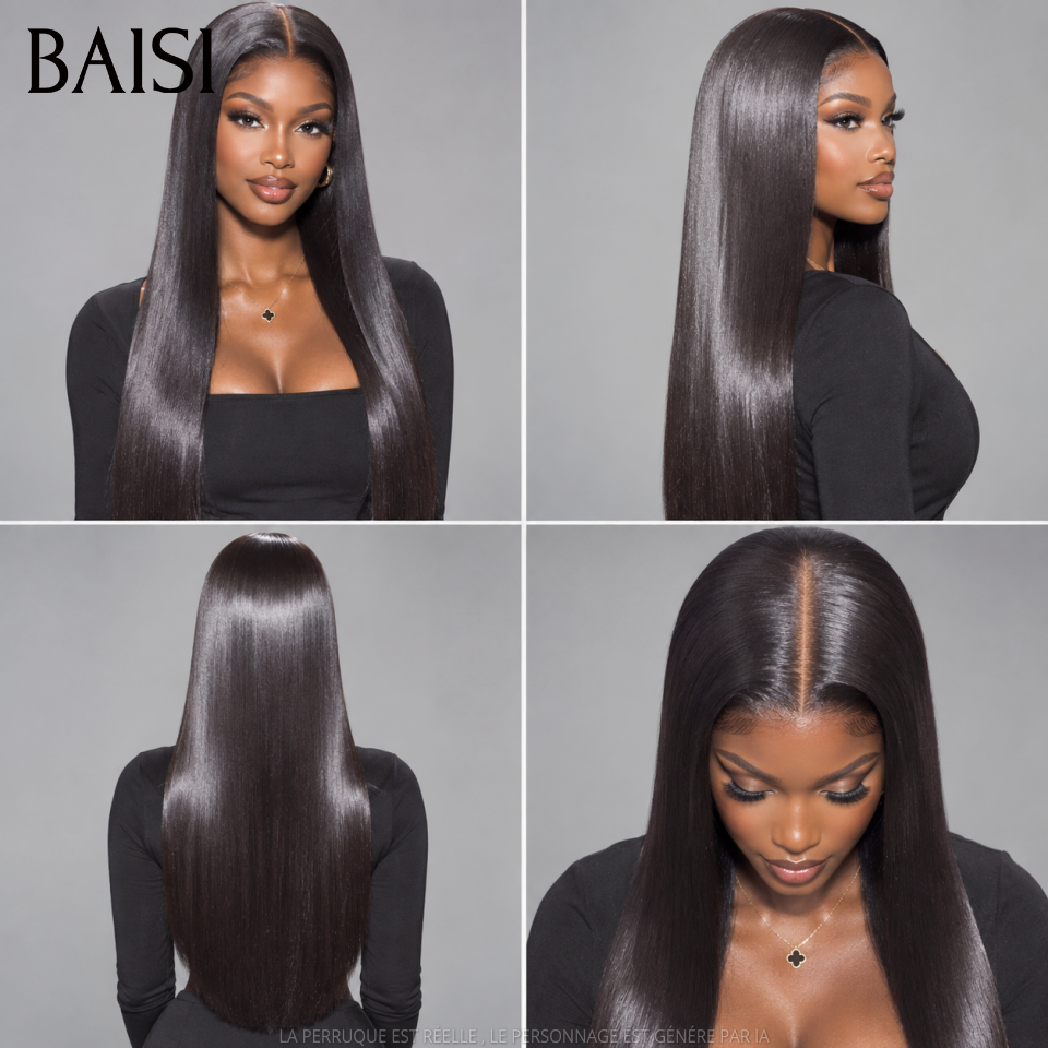 BAISI Peruca Curly Wave 14Polegadas 138€ ou 18Polegadas 198€ Cor Preto 1B# Muito Volume, Muito Boa Qualidade em 100% Cabelo humano