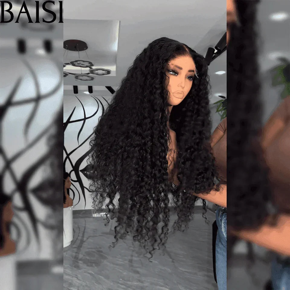 BAISI Bouclé Curly Wave 4x4 Vietnam Hair 250% densité 20 pouce 219€ de luxe haute de gamme plus de 20 ans d' utilisations FR38