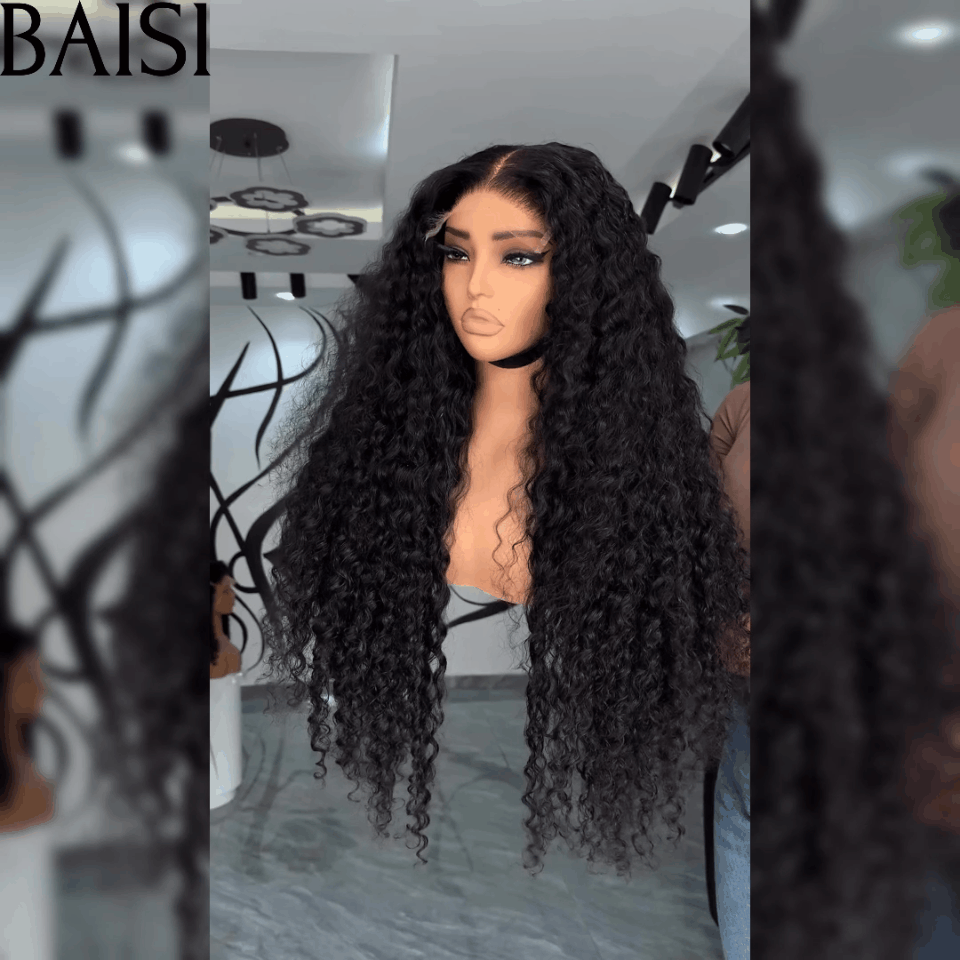 BAISI Bouclé Curly Wave 4x4 Vietnam Hair 250% densité 20 pouce 219€ de luxe haute de gamme plus de 20 ans d' utilisations FR38