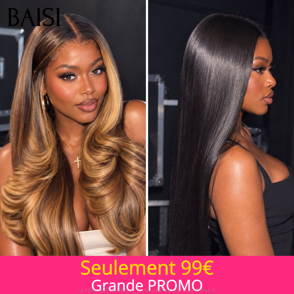 Grande Promo Perruque Lisse 20 pouce 99€ 100% bonne qualité en 100% Cheveux Humains