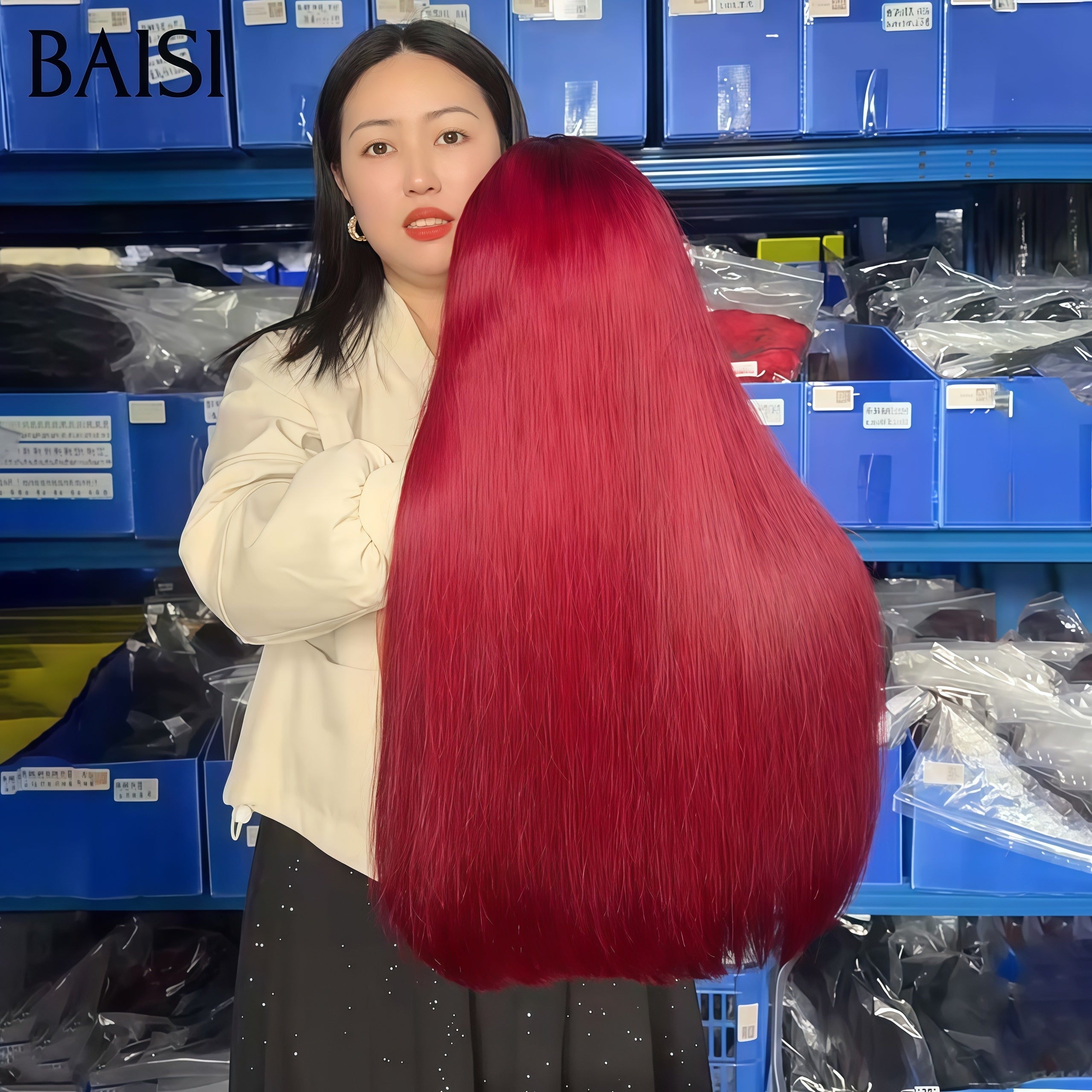 BAISI PROMO 5 Perruques 5 types de perruques différents 100% Comme la photo en 100% Cheveux Humains