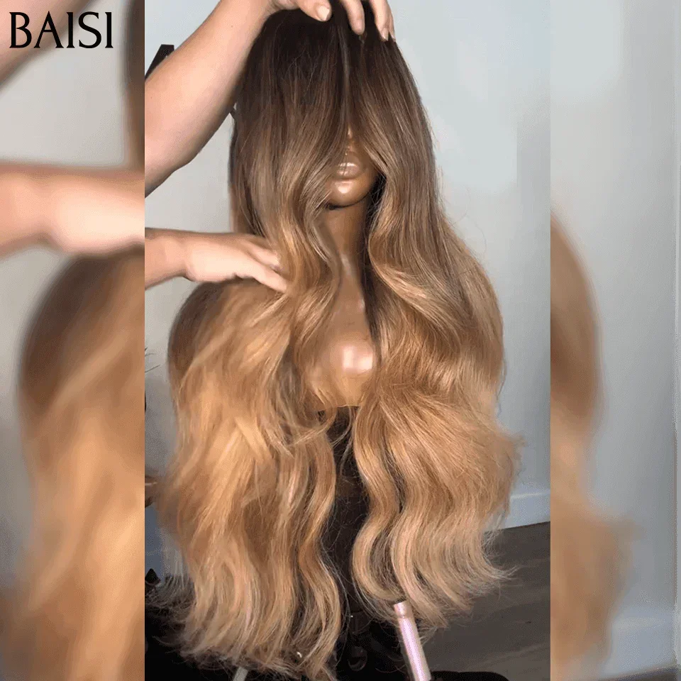 BAISI Prix en Gros 2 Perruque pour revendre 299€ 20 Pouces en 100% vrais cheveux humains 13X4 lace Couleurs personnalisées Marron et Bordeaux CODE: VIP100