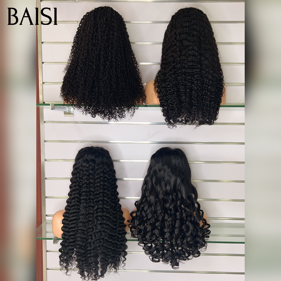 BAISI 4x4 Lace Perruque Pixie Curl 14Pouces 118€ Prix Bas ou 13x4 Lace HD Perruque pixie ou burmese curl 24pouces 298€ Excellente Qualité en 100% Cheveux humains MP50
