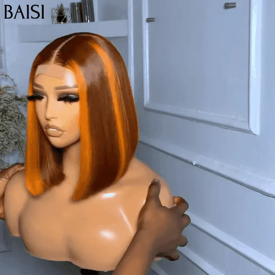 BAISI vente flash 6 Perruques 2X6 lace Lisse BOB 6 Couleur différentes 8 Pouces de luxe en 100% vrais cheveux humains 439 euro Code: FR38