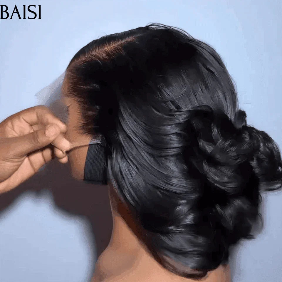 BAISI vente flash 6 Perruques 2X6 et 4X4 lace et Sans laces BOB Lisse et curly wave en 100% vrais cheveux humains 439 euro Code: FR38