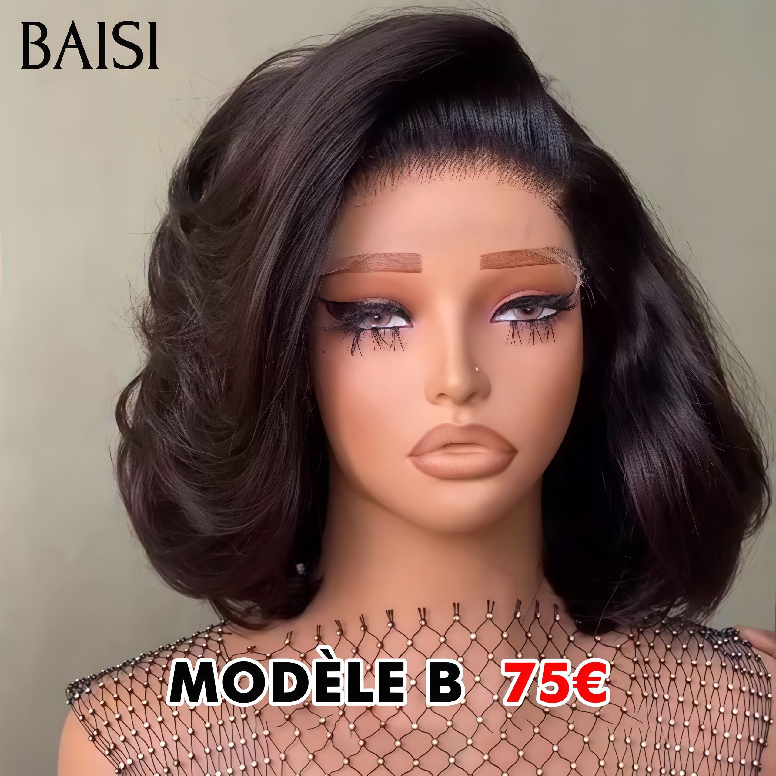 BAISI Nouvelle Arrivée Perruques 3 styles de perruques différents Notre USINE en PROMO En 100% cheveux humains