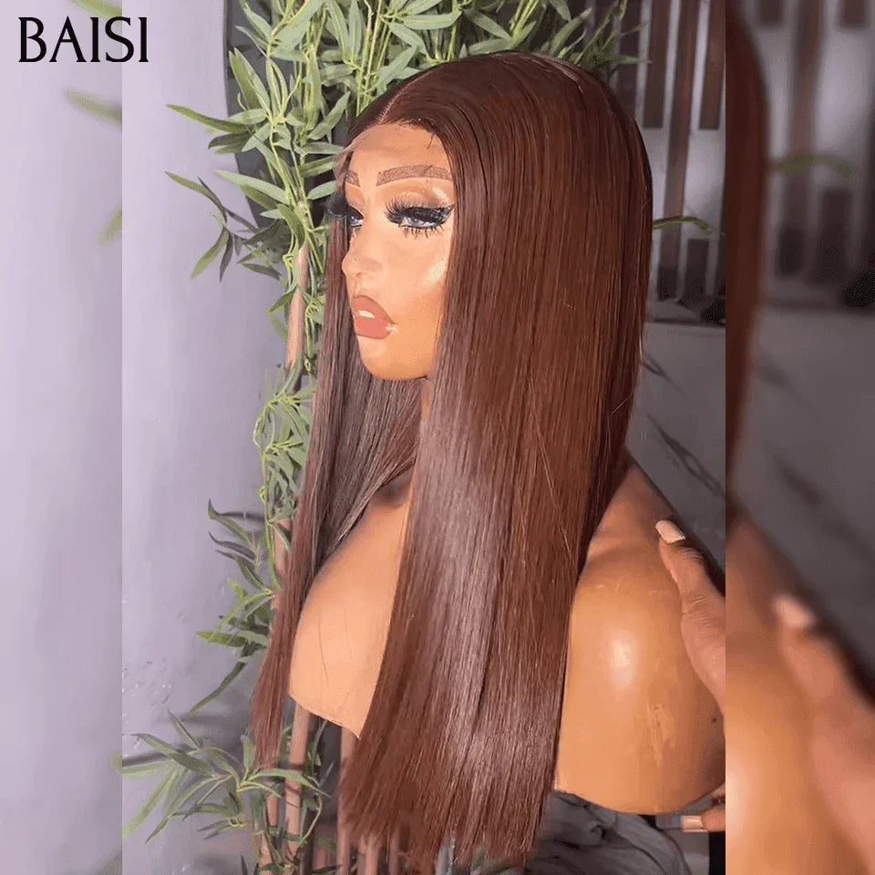 Parrucche BOB dritte 2X6 BAISI 14 pollici Lusso SDD BONE di alta qualità Capelli lisci 100% Vietnam in colore marrone 1BT30 # in capelli umani al 100% FR20