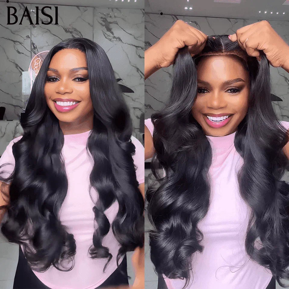BAISI Perruques de Luxe Body Wave 158€ DE luxe 250%densité Fabriquées par les heveux double drawn FR38