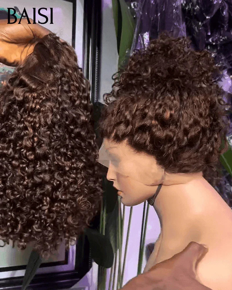 Baisi 360 peruca de renda 18 polegadas em preto ou onda corporal mista personalização personalizada em cabelo 100% humano vip100