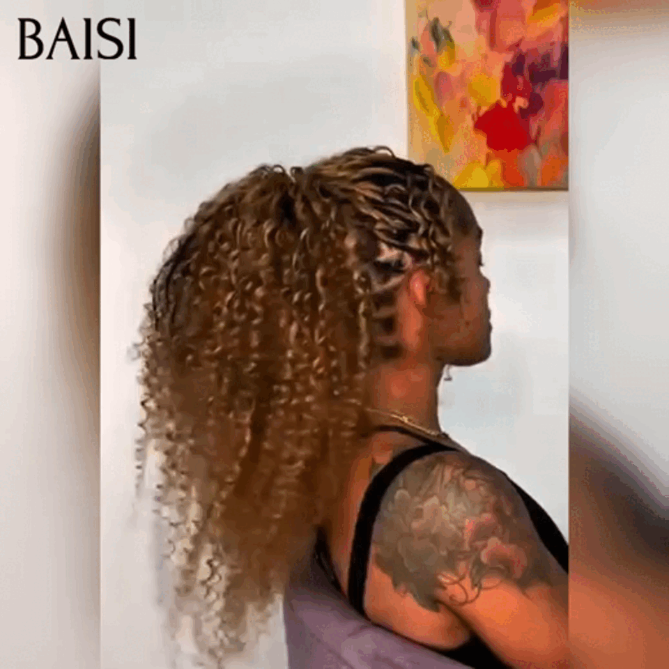 BAISI full lace Nouvelle Arrivée PROMO BLACK FRIDAY 159€ avec coiffure tressée natte Longue marron 100% cheveux humains base extension manuel semi-humains hair coiffure naturel