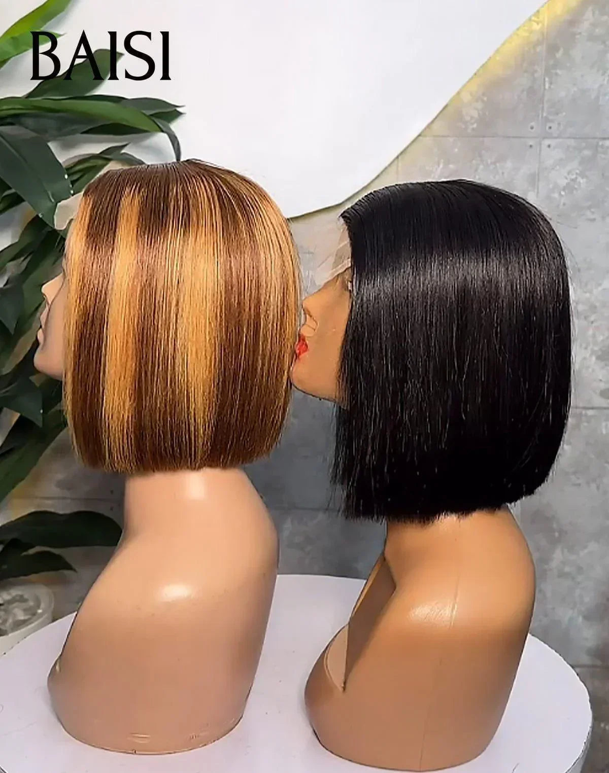 BAISI vendita flash 2 parrucche in 100% capelli umani veri 149 euro o 2 Parrucche SDD Lisce 138€ (codice:FR20)