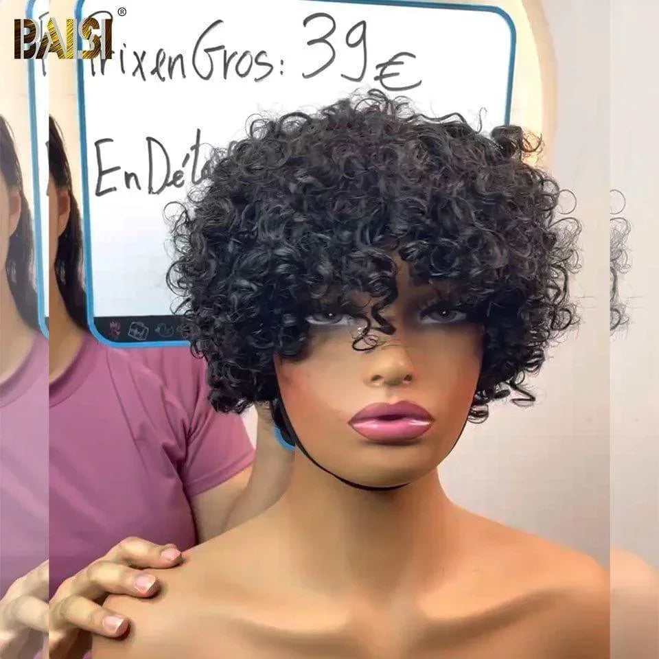 BAISI Achetez 2 perruques minimum au prix d'usine fournisseur de perruques 100% raw hair cheveux humains facile à revendre Achetez plus de 2 Pièces PRIX D'USINE VIP Lien C