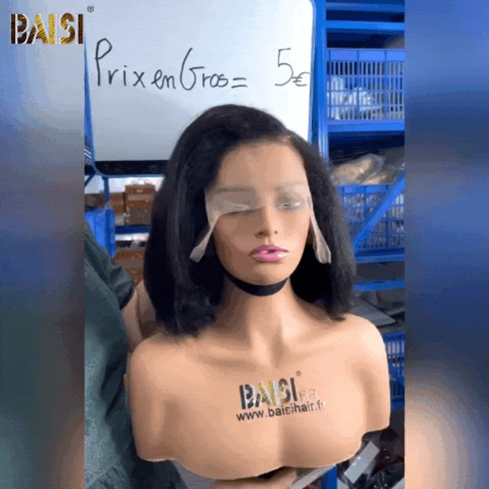BAISI Achetez 2 perruques minimum au prix d'usine fournisseur perruques 100% raw hair cheveux humains facile à revendre Achetez plus de 2 Pièces PRIX D'USINE VIP Lien A
