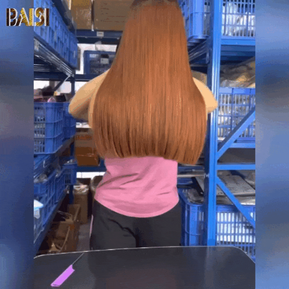 Parrucche di lusso BAISI 2X6 100% Vietnam Capelli lisci in colore Marrone e Nero 1BT30# Densità del 300% più di 20 anni di utilizzo A1 Realizzato con capelli con doppio volume di ciocche vergini trafilate