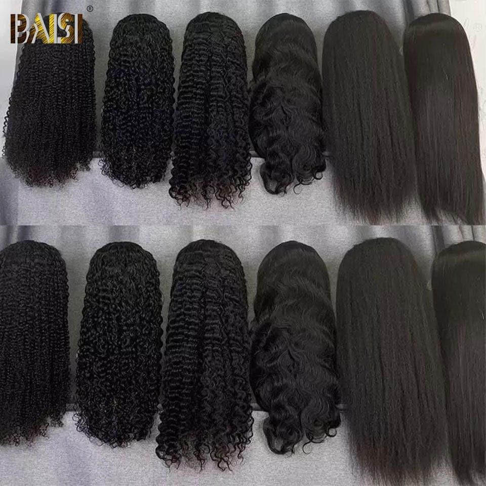 BAISI Vendita all'ingrosso 1 parrucca 100€ Lotto di 12 parrucche lunghe 24 pollici 1577€ In 100% capelli umani 12A FR38