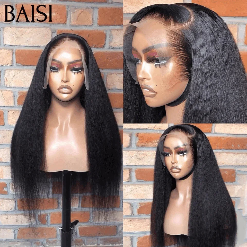 Peluca BAISI 4X4 18Pulgadas 126€ En color Negro mitad de precio Lisa o rizado Liso 106€ en cabello 100% humano MP50