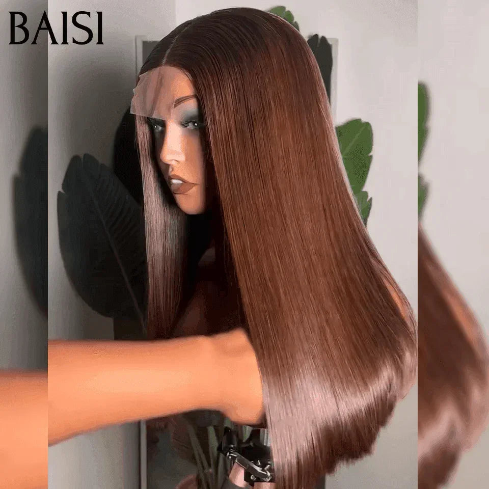 Baisi 100% vietnã cabelo sdd osso reto 2x6 peruca de renda cor reta preto e verde em 100% cabelo humano