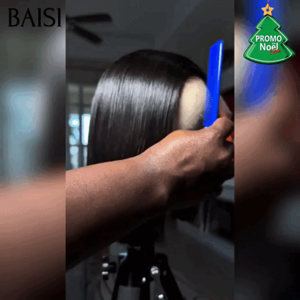 BAISI BAS Prix 13x4 lace frontal Perruque lisse NOIR 10 pouce Raw Hair 75€ ou 10 Pouces Vietnam Hair 98€ SDD bone straight en 100% Cheveux Humains