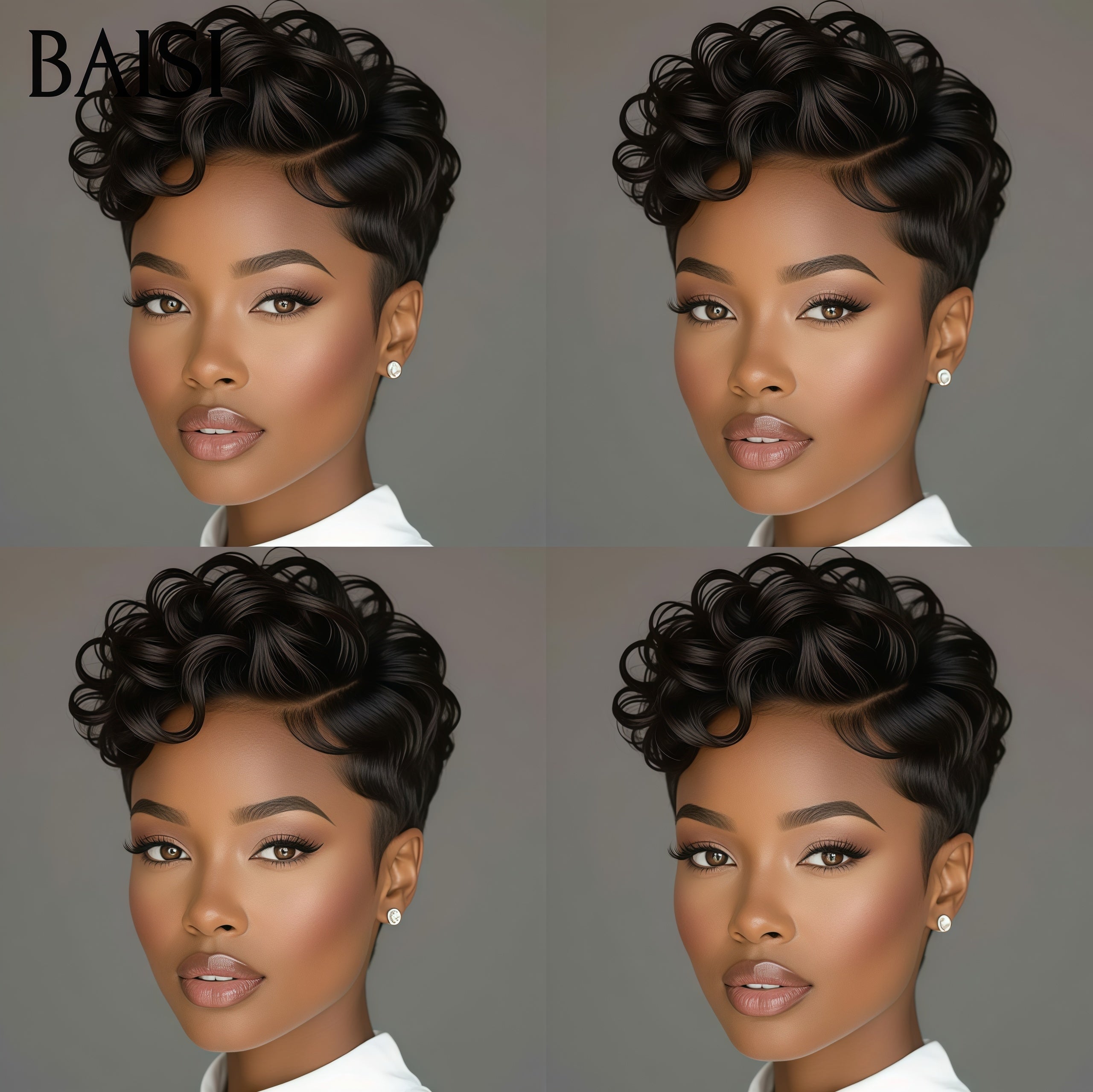 BAISI promotion 58€ Perruque Chioma NOIR 13x4 lace frontal en France en 100% Cheveux Humains