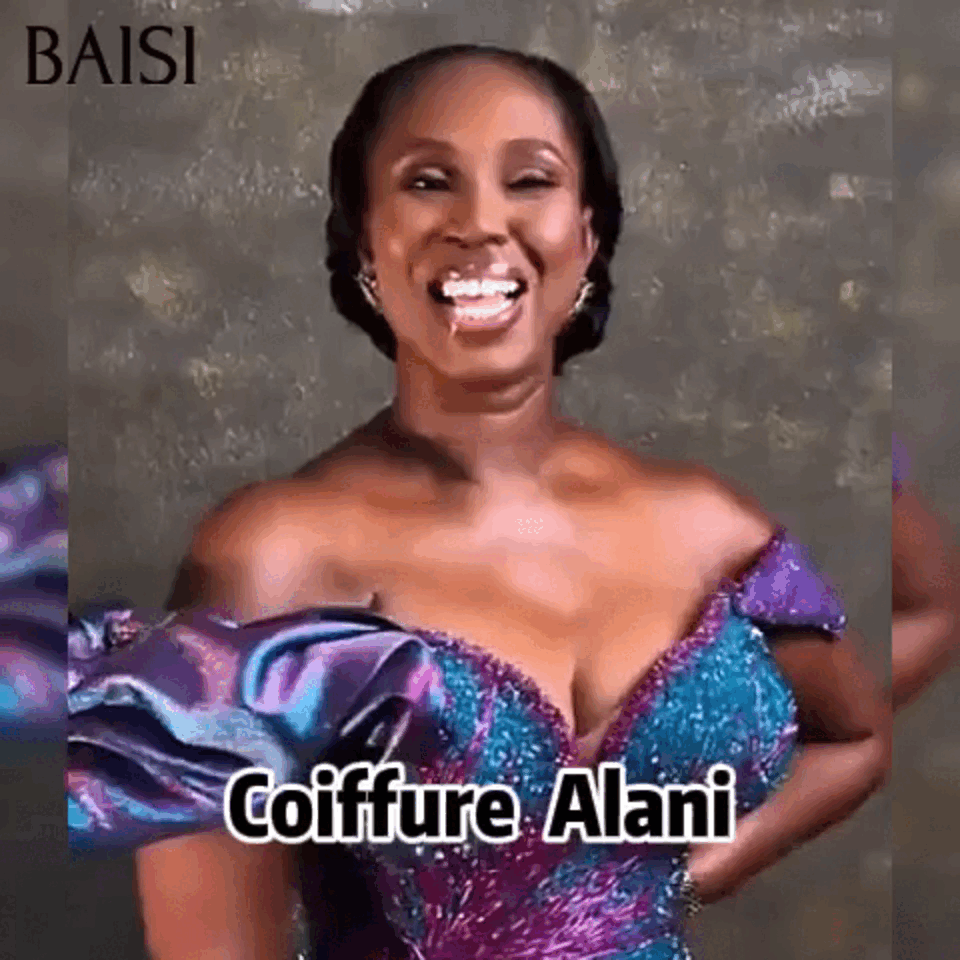 BAISI Coiffure de luxe Alani Perruques Mariage noir Prête à porter chignon et personalisation comme sur la vidéo 100% identique avec lace frontale événement spécial