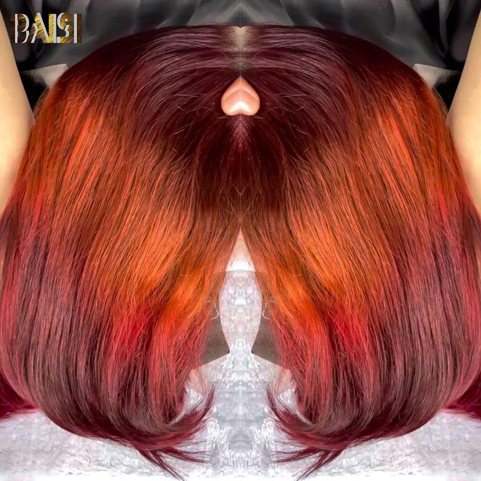 BAISI 13X4 lace Bob Perruque Lisse Straight 4 Couleur 10 pouces ou 2x6 lace SDD BONE STRAIGHT Lisse 10 Pouces 108€ 100% Cheveux Humains