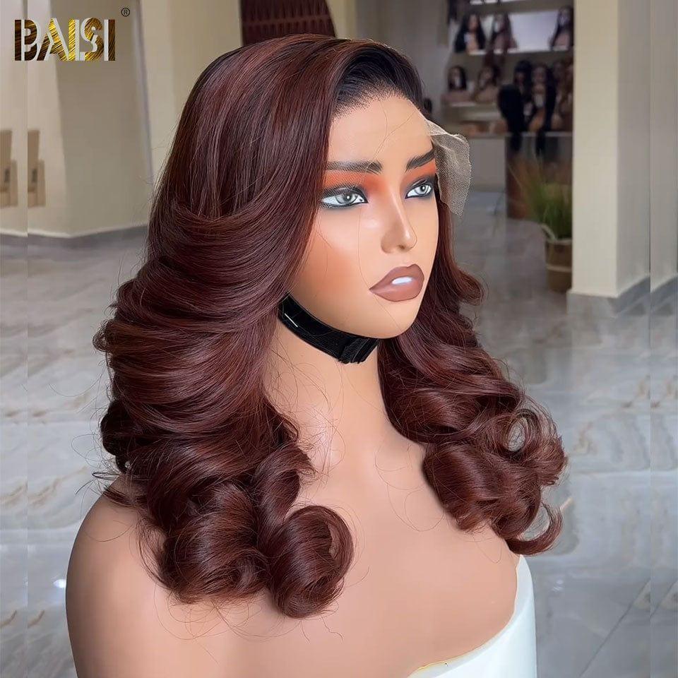 BAISI 13X4 Promo Cadeaux Perruque Body Wave en Couleur Marron #1BT4+ Fer gratuit 199€ VIP100